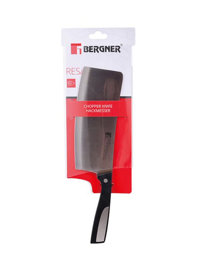 BERGNER - Chopper Knife Silver/Black/Grey 17.5cm - Image 1