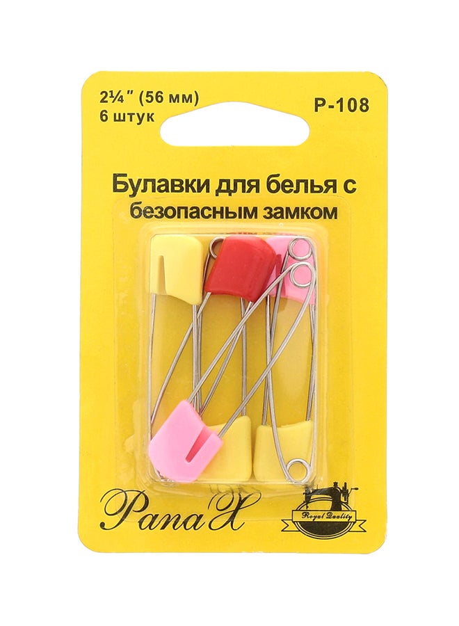 PanaX 5-Piece Safety Pins Multicolour - Image 1