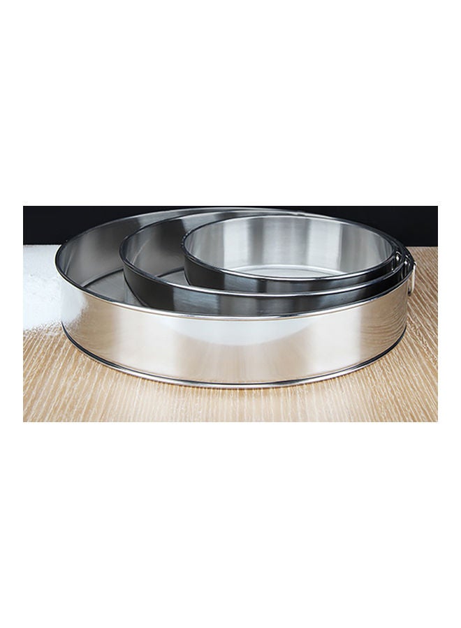 304 Stainless Steel Baking Tool Handheld Ultra-fine 60 mesh Flour Sieve Filter Mesh for Home Use multicolor 25*25*25cm