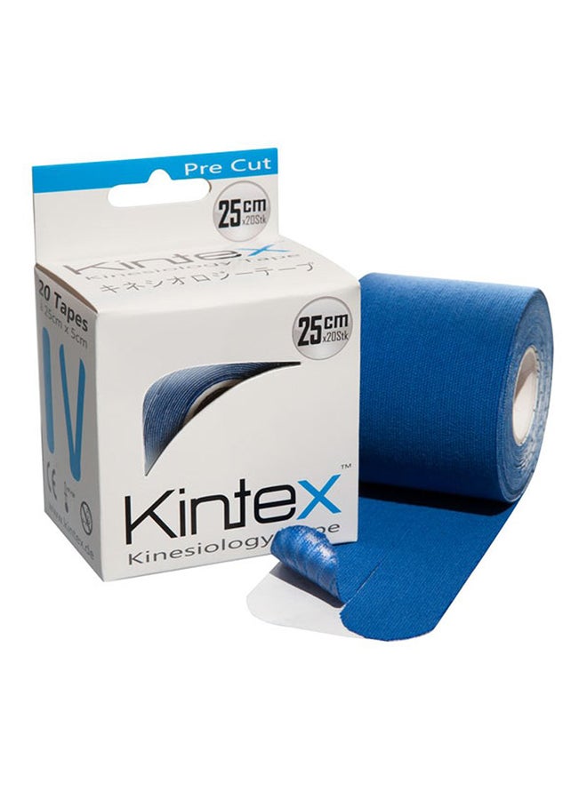 Kintex Pre Cut Kinesiology Tape 25 X 5cm  - Image 1