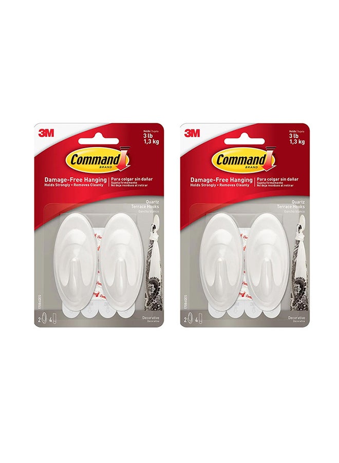 Pack Of 2 Terrace Hook White - v1604304523/N41758055A_1