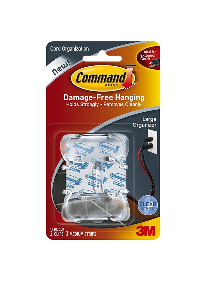 كوماند مشبك 3M لتنظيم الأسلاك أبيض 25جرام - Image 1