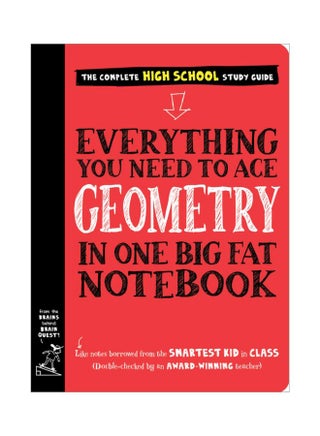Everything You Need to Ace Geometry In One Big Fat Notebook Paperback English by Christy Needham - 44075 - v1604304636/N41494720A_1