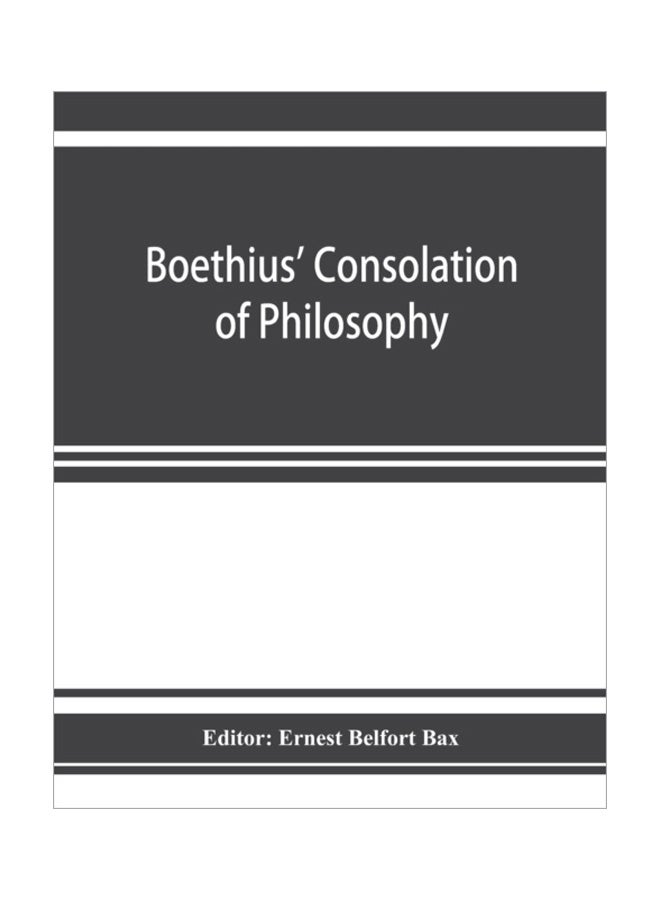 Boethius' Consolation Of Philosophy paperback english - 20 Nov 2019 