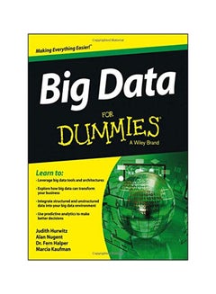 Big Data For Dummies Paperback English by Judith S. Hurwitz - 41379 