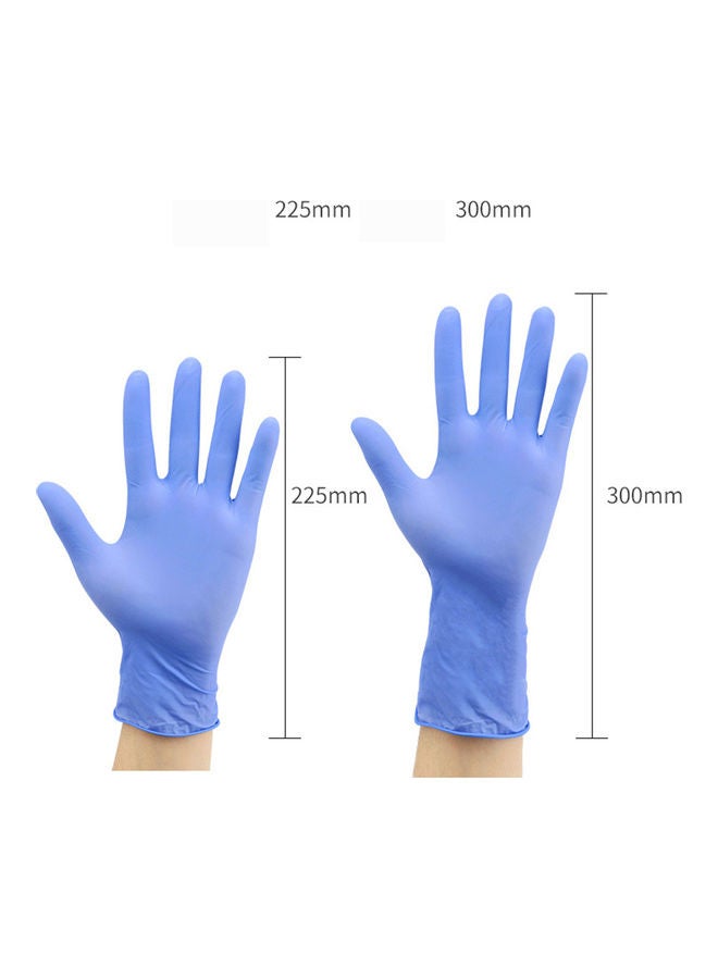9inch Disposable PVC Gloves for Medical Inspection Experiment Dishwashing Work Garden light blue 10*10*10cm - Image 5