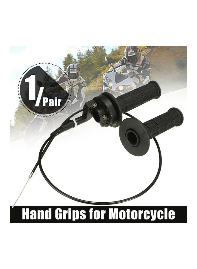Pair Of Throttle Handlebar Housing Tube Hand Grip - Image 5