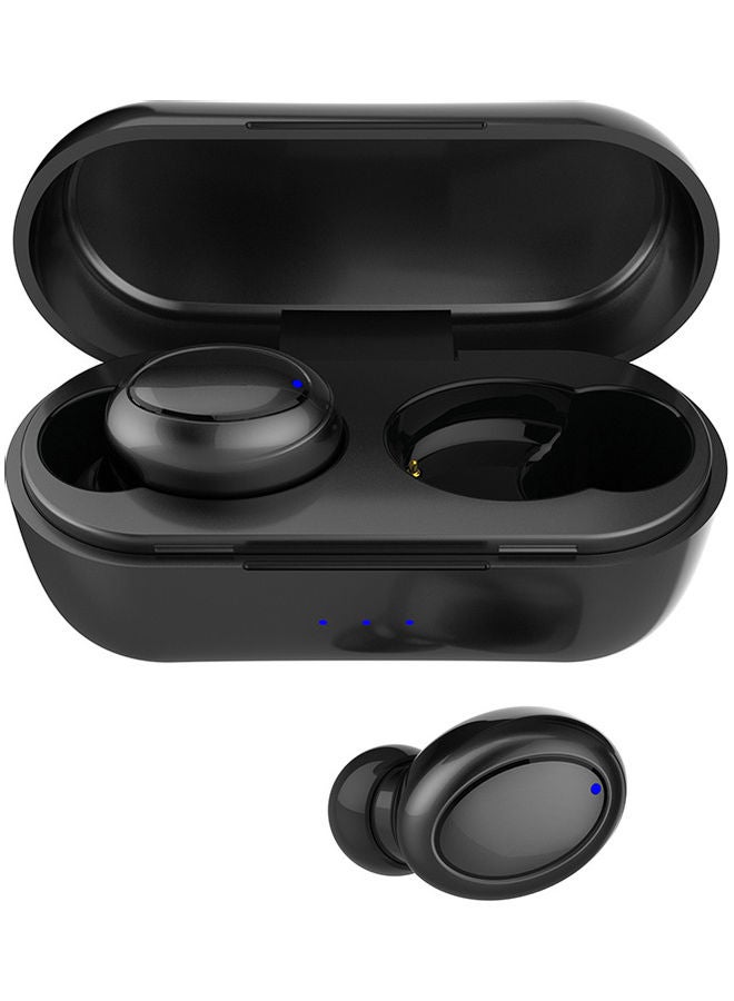Generic - V2 Wireless Bluetooth Headset Mini Waterproof Design Touch Control TWS Earphone Stereo Earbuds for Sport/Vehicle Black - Image 1