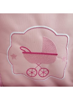 Kidle Nylon Fabric One Shoulder Multi-Functional Large Capacity Mommy Diaper Bag - Pink  - Image 3