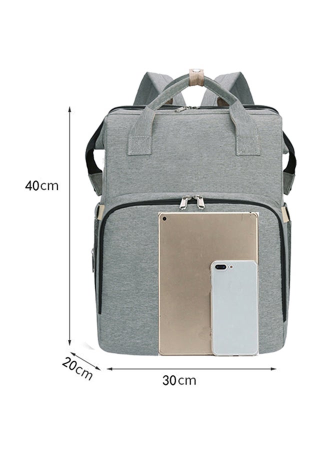 Multifunctional Portable Double Shoulder Mommy Bed Backpack With Cushion  - Image 4
