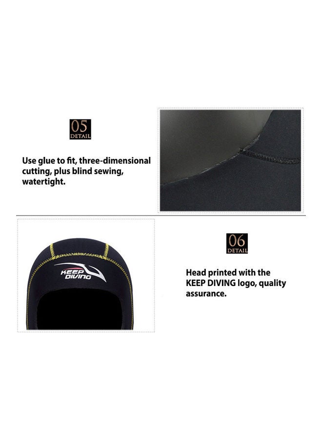 Generic - Neoprene Diving Hoods Cap 25x25x25cm - Image 1