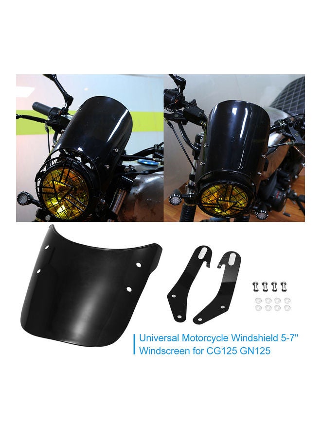 Universal Motorcycle Windshield 5-7" Windscreen for CG125 GN125 - Image 3