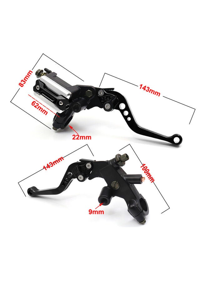 Generic Universal Motorcycle Brake Clutch Pump Lever Hydraulic Master Cylinder Accessories 7/8" 12.7mm for Honda Yamaha  - Image 2