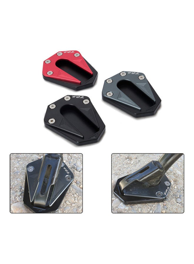 Generic Kickstand Plate Pad Motorcycle Accessories Foot Side Stand Enlarger Extension CNC Aluminum for Benelli TRK 502 2017-2018  - Image 2