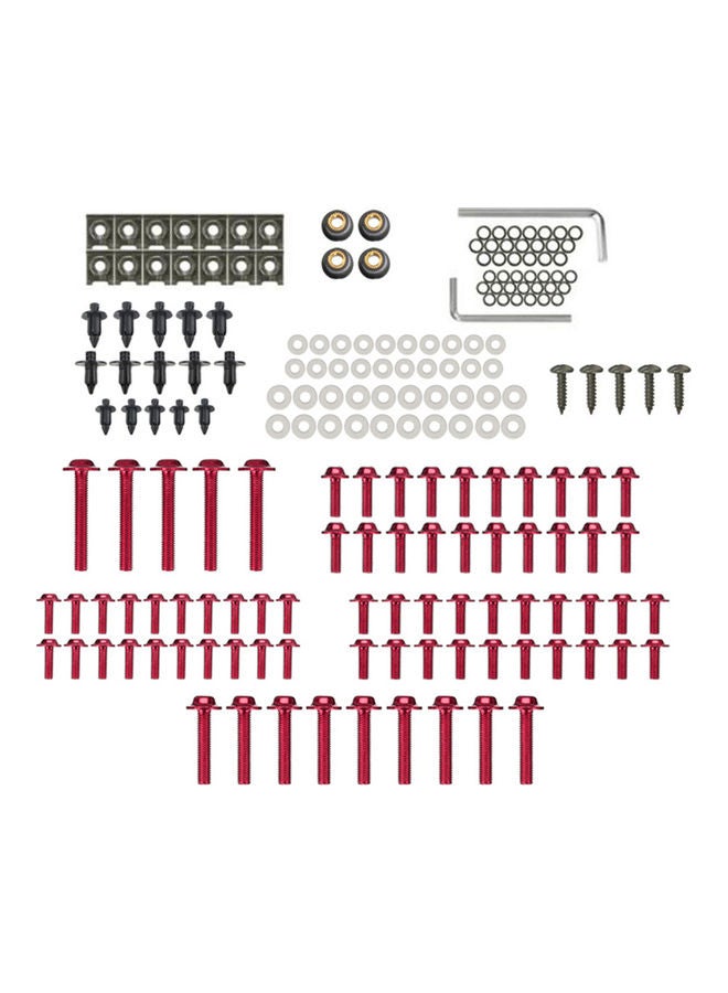 Generic - Complete Motorcycle Fairing Bolts Screws Bodywork Kit 194pcs Fasterners Kit Set - Image 1