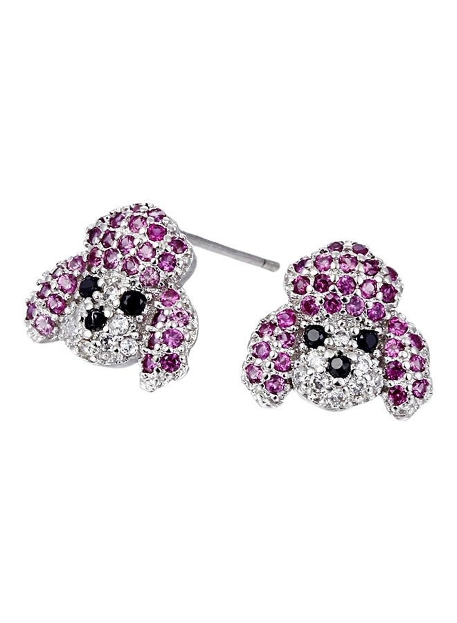 Puppy Dog Earrings pink  - Image 1