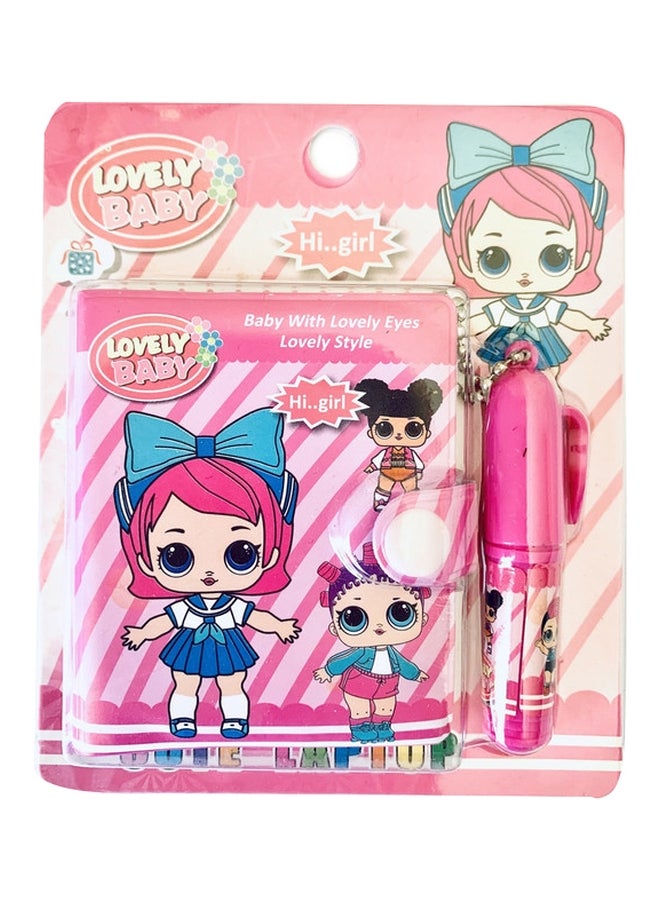 Miracle Empire Little dairy for girls school secret   gift with pen multicolour  - Image 1