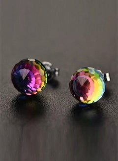 Miracle Empire Crystal earrings for woman girls changes color with light sun gift delicate party birthday holidays multicolour  - Image 2