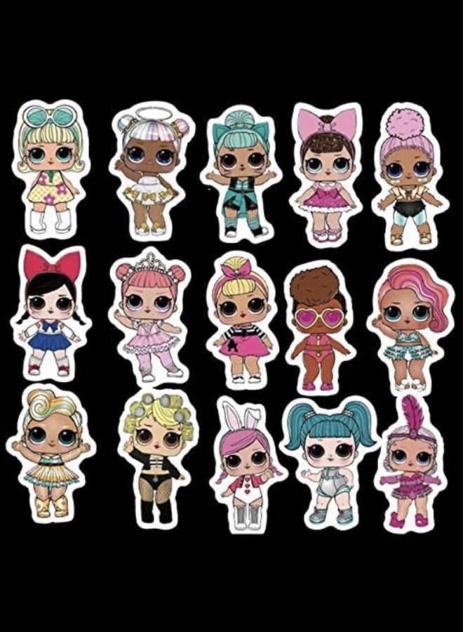 Miracle Empire Girls stickers gift   share friends school birthday party multicolour  - Image 2