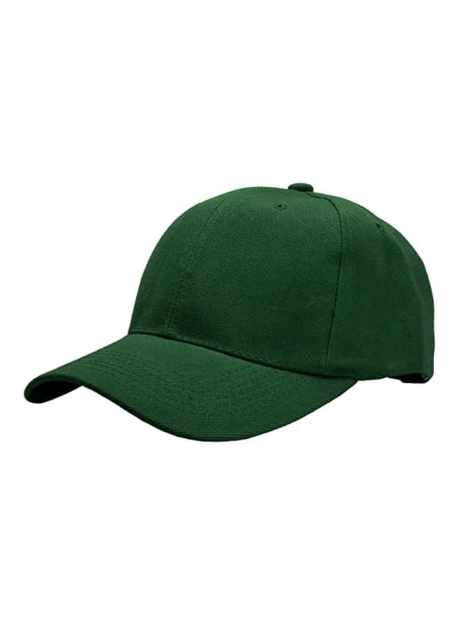 Sports Baseball Cap, Hat For Men And Women Dark Green - Image 1