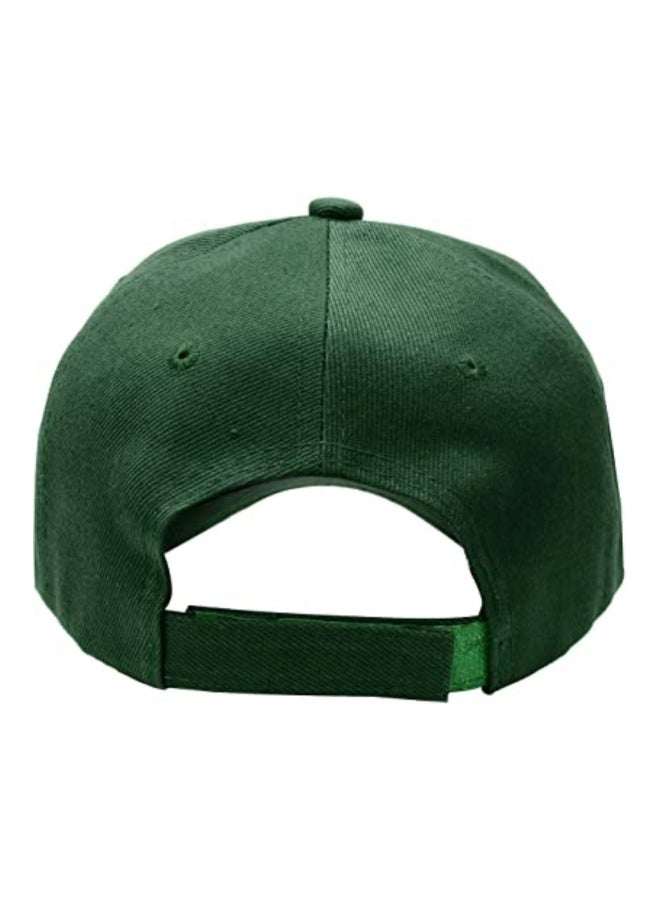 Sports Baseball Cap, Hat For Men And Women Dark Green - Image 2
