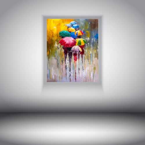 Wall Canvas Tableau Multicolor 30x40cm - Image 2