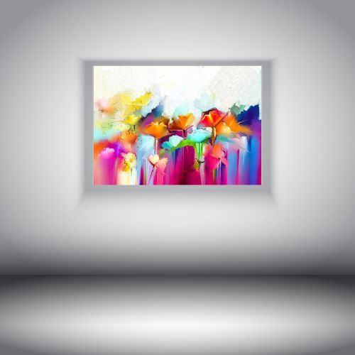 Wall Canvas Tableau Multicolor 50x35cm - Image 2