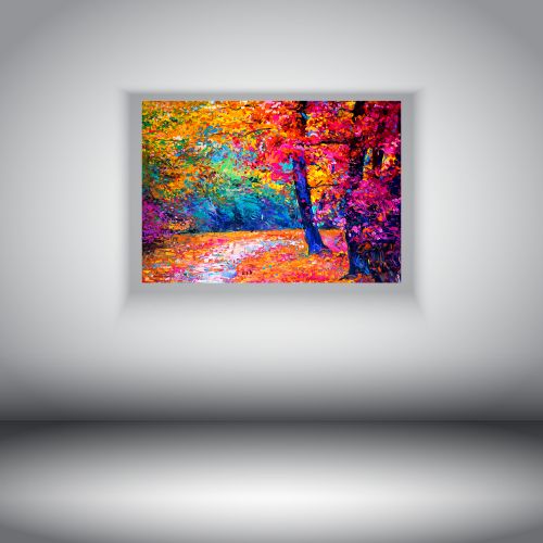 Wall Canvas Tableau Multicolor 70x50cm - Image 2