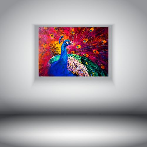 Wall Canvas Tableau Multicolor 50x35cm - Image 2