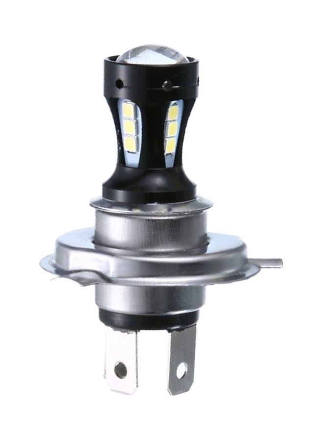 مصباح أمامي H4 3030 LED عالي الإضاءة للدراجات النارية، بدرجة حرارة لونية 6500 كلفن، وجهد يتراوح بين 12-24 فولت - Image 1