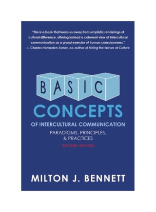 Basic Concepts Of Intercultural Communication: Paradigms, Principles, And Practices Paperback English by Milton J. Bennett - 41578 - v1604315233/N41500665A_1