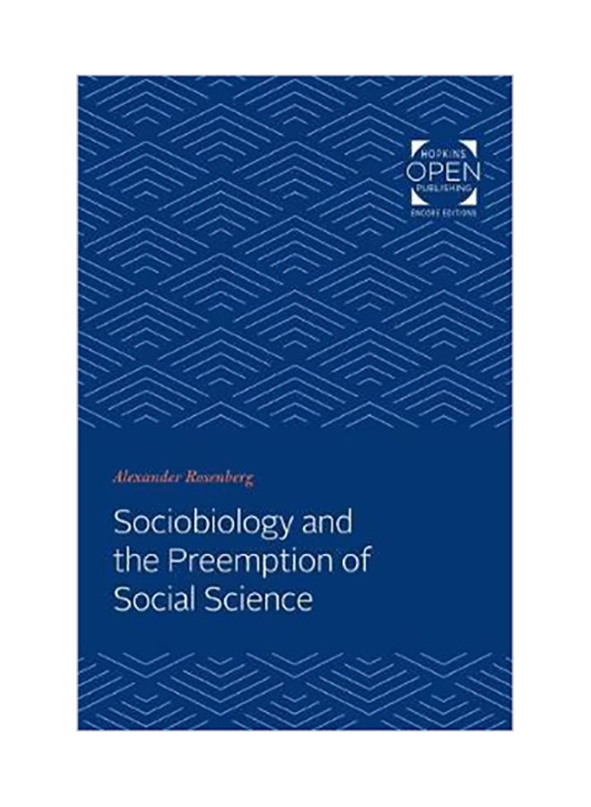 Sociobiology And The Preemption Of Social Science paperback english - 01 Dec 2019
