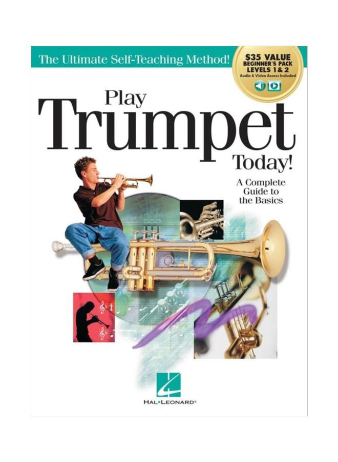 Play Trumpet Today: A Complete Guide To The Basics: The Ultimate Self-Teaching Method Paperback English by Charles Menghini - 43774