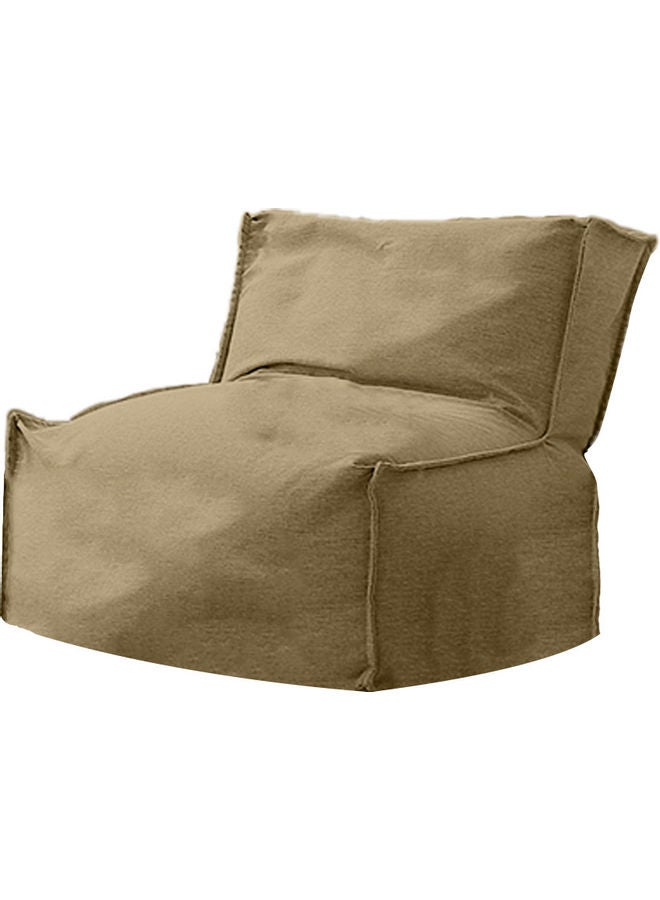 REGAL IN HOUSE Linen Bean Bag Microfiber Filler Oily Green 60 x 60 x 60cm  - Image 1