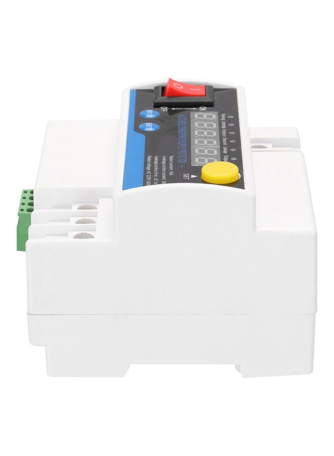 واق تلقائي من مرحلة واحدة لمنع تسرب السوائل أبيض / أسود / أزرق 9.5x9.3x6.5سم - Image 4