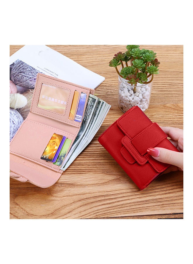 Faux Leather Wallet Light Grey - Image 5