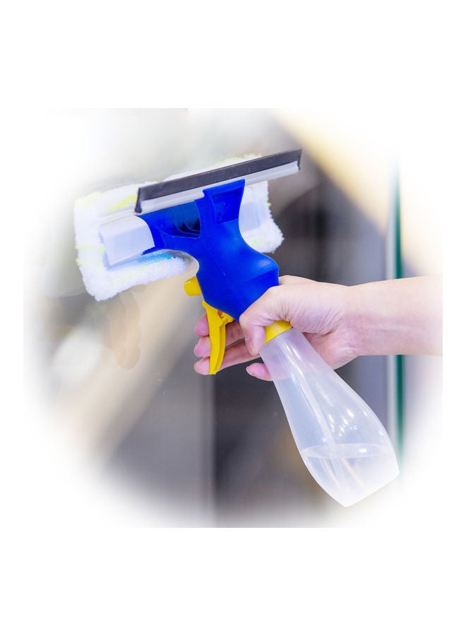 Neco 3-In-1 Window Glass Cleaner Spray Pump Mop White/Blue/Yellow 25cm - Image 2