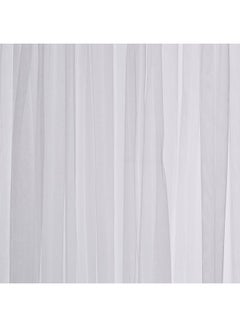 هوم بوكس زوج ستائر شفّافة من نايل - 280x300 سم فضي 300x280سم  - Image 3