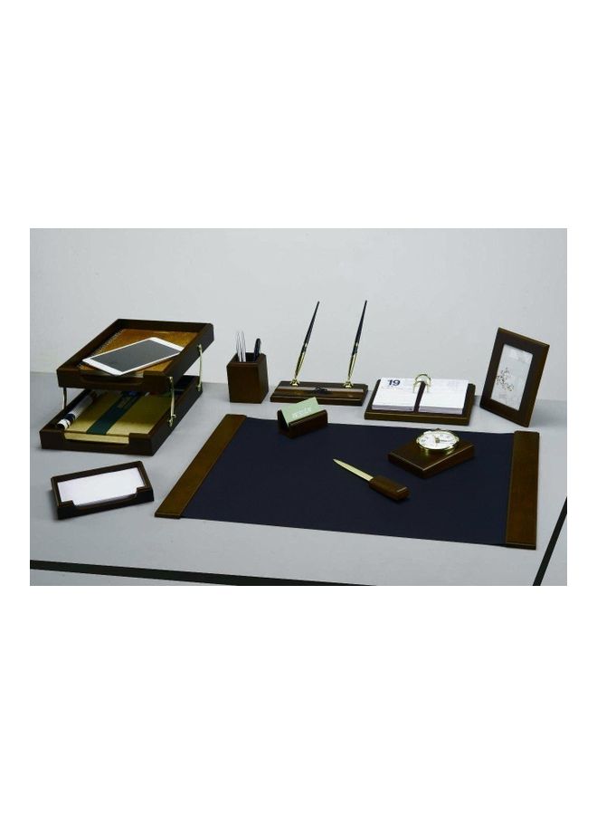 10-Piece Wooden Desk Set Ebony - v1604316497/N39370963A_1