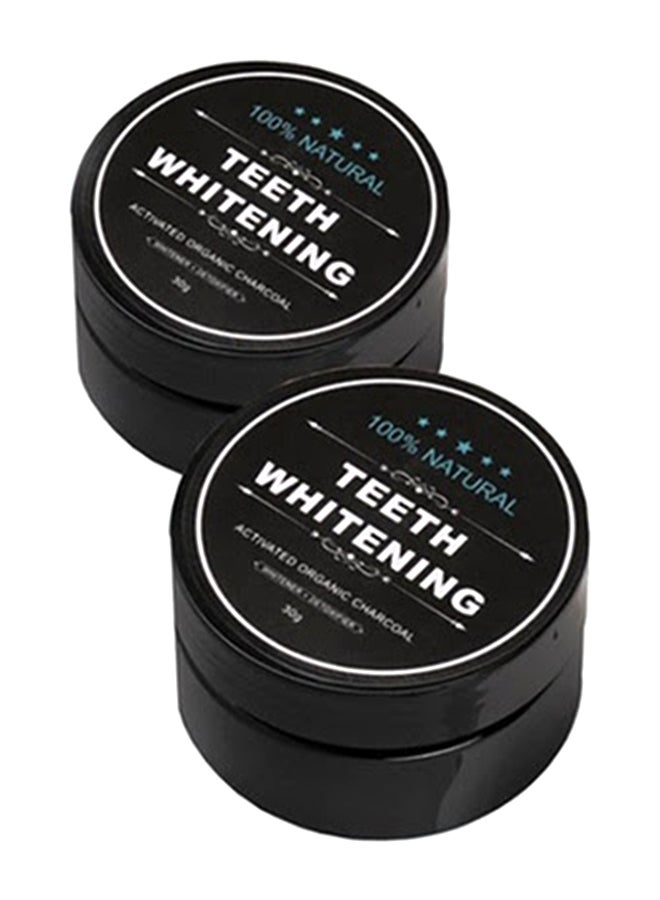 Pack of 2 Charcoal Teeth Whitening Powder Black 30grams - Image 1