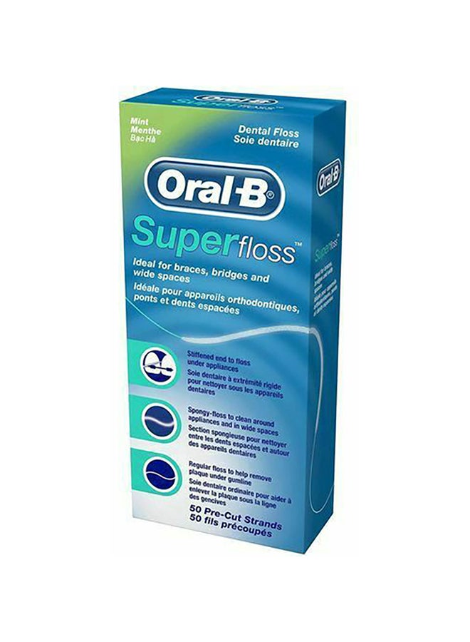 Oral-B Super Floss Thread Multicolor 