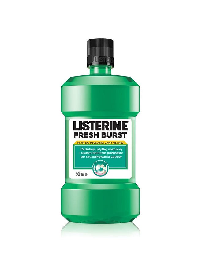 Listerine Fresh Burst Mouthwash Green 500ml 