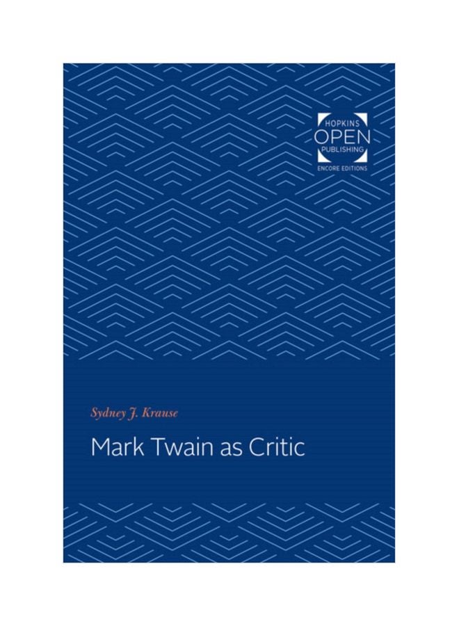 Mark Twain As Critic paperback english - 01 Dec 2019