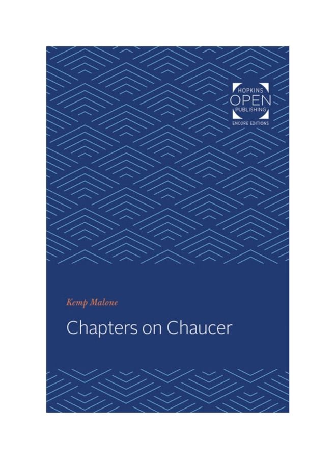 Chapters On Chaucer Paperback English by Kemp Malone - 01 Dec 2019