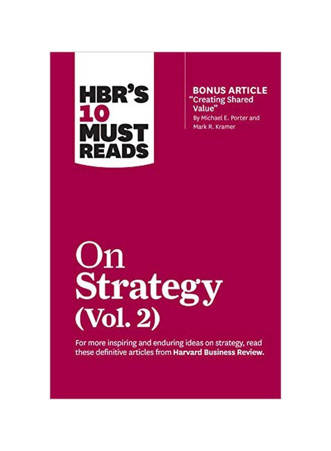 HBR's 10 Must Reads On Strategy, Vol. 2 Paperback English by Harvard Business Review - 43914 