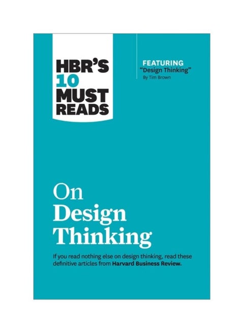 HBR's 10 Must Reads On Design Thinking Paperback English by Harvard Business Review - 43949