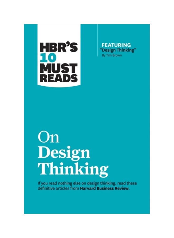 null - HBR's 10 Must Reads On Design Thinking Paperback English by Harvard Business Review - 43949 - Image 1