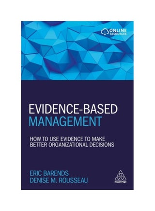 Evidence-Based Management paperback english - 03 Dec 2018 - v1604320109/N41505229A_1
