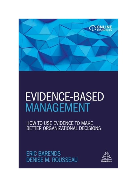 Evidence-Based Management paperback english - 03 Dec 2018