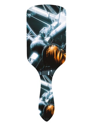 Astronaut Spaceship Space Printed Hair Brush Multicolor One Size - v1604320428/N41575665A_1